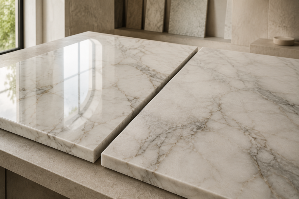 Polished vs Honed Marble