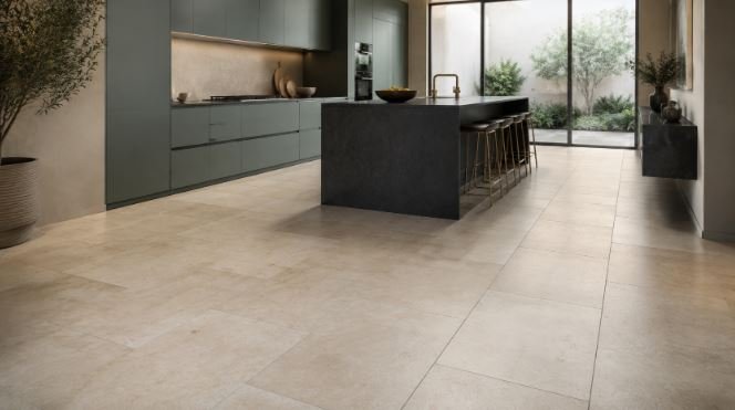 limestone flooring for kitchen