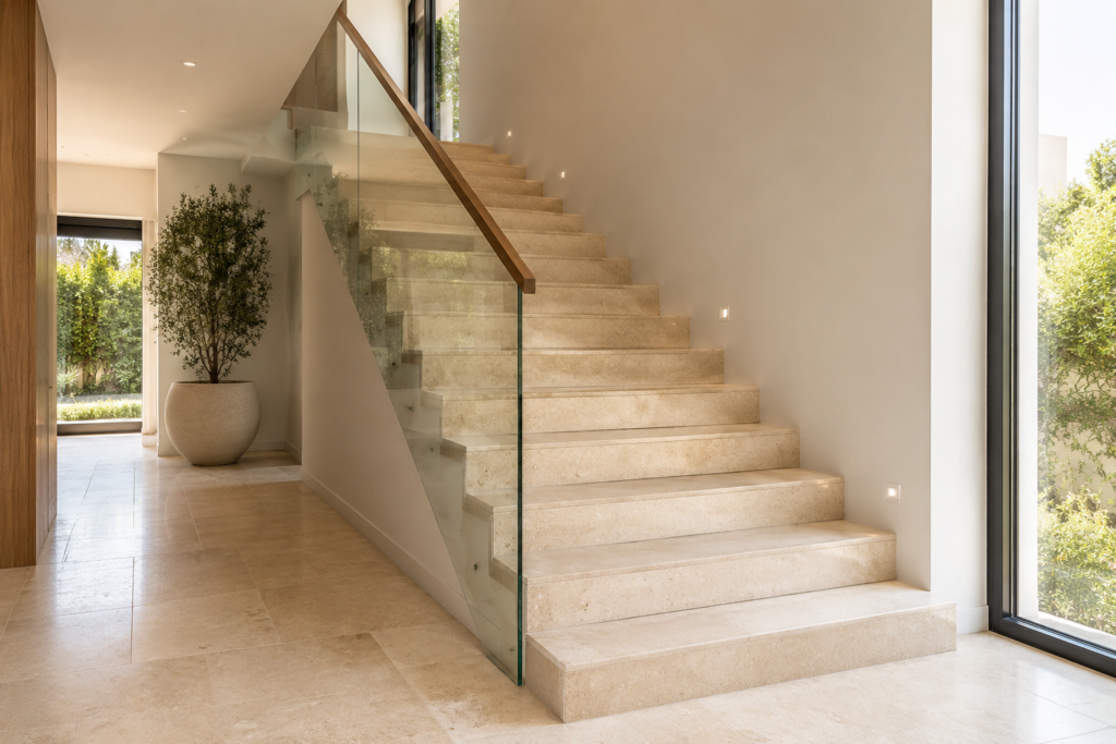 stone staircase for home